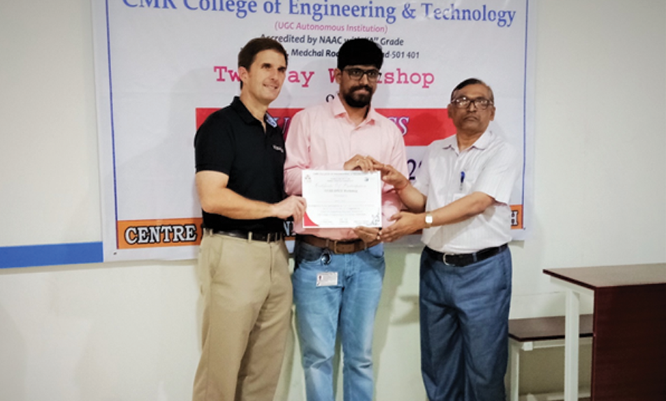 IUCEE - EPICS Workshop with Prof. William Oakes, Center for Design, SR University, NATIONAL ENTREPRENEURSHIP AWARD 2019